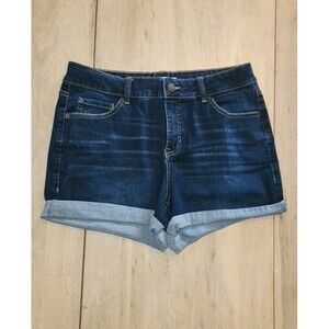 Dakota Blue Women's Blue Denim Stretchy Casual Shorts Size 12